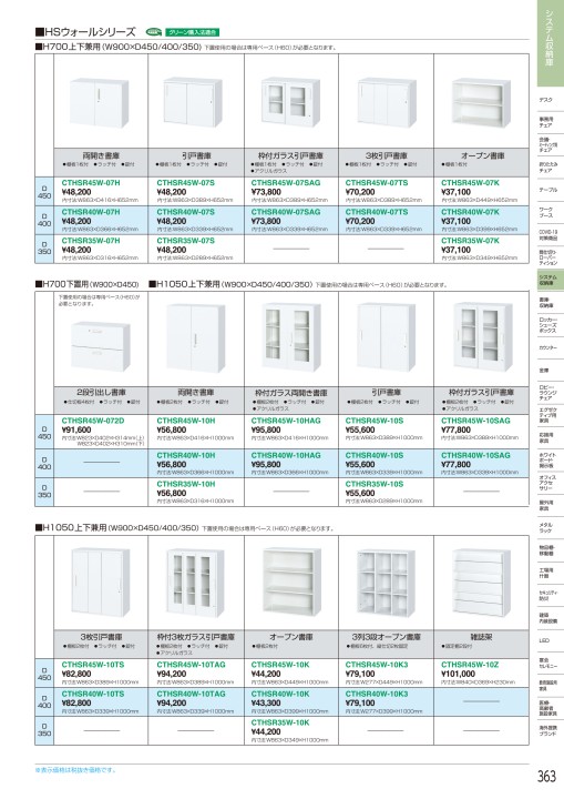 アイリスチトセ 両開き書庫 H2100 ホワイト SSN40-21H-W - 2