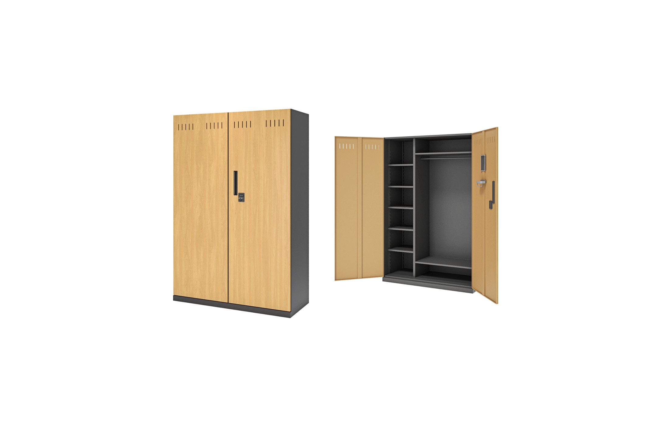 営内班用ソフトクローズロッカー