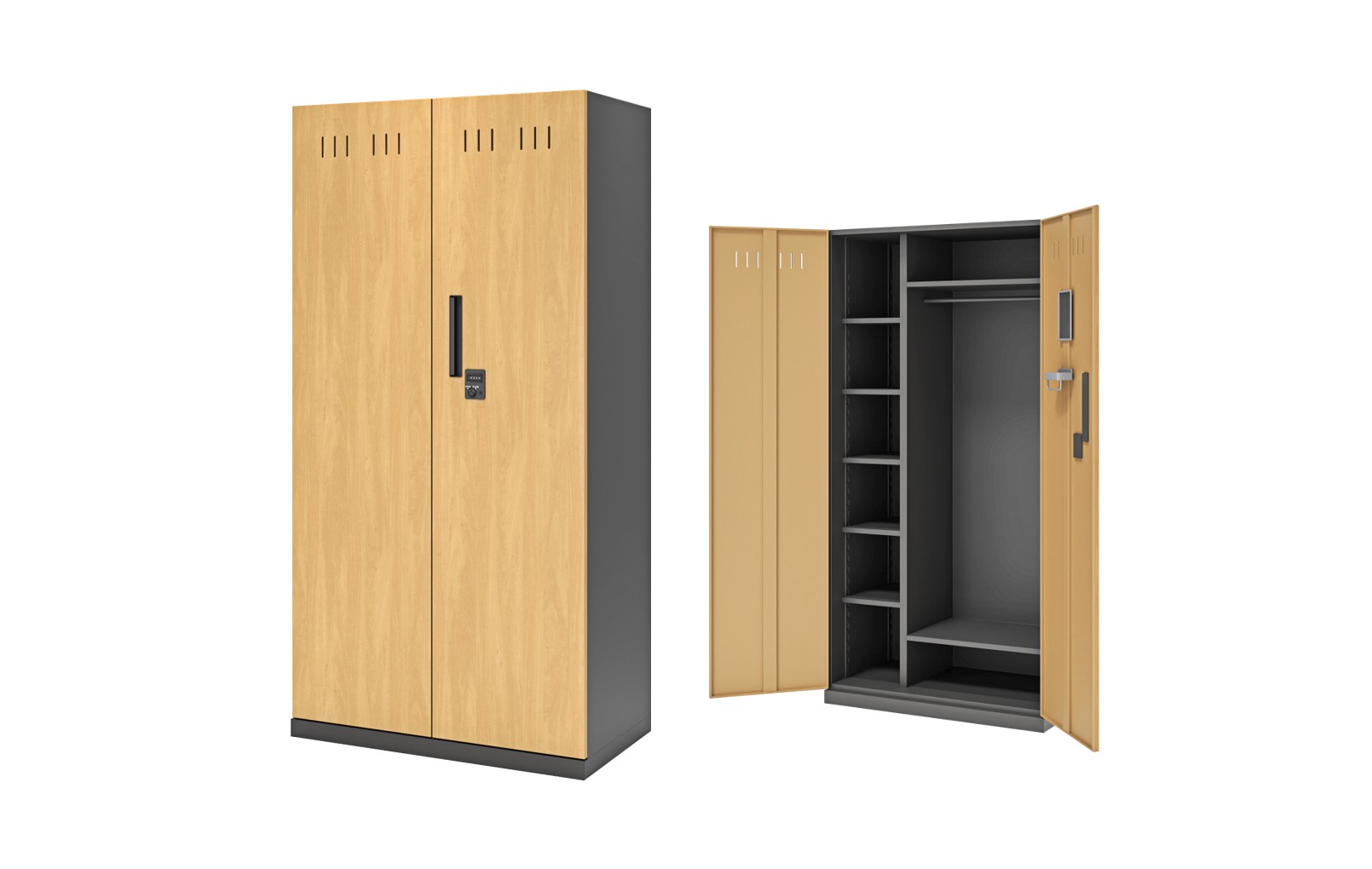 営内班用ソフトクローズロッカー